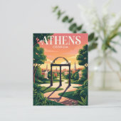 Athens USA Briefkaart (Staand voorkant)