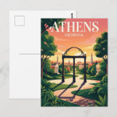 Athens USA Briefkaart (Voorkant / Achterkant)
