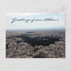 athens vista groeten briefkaart