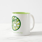 Atheopaganisme Mok met twee tonaliteiten (Voorkant rechts)