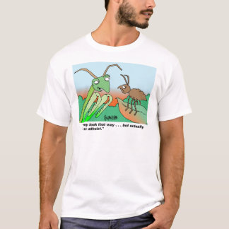 Athiest bidsprinkhaankreeft t-shirt