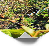 Athirappilly-watervallen, Panchayath, Kerala, Indi Poster (Hoek)