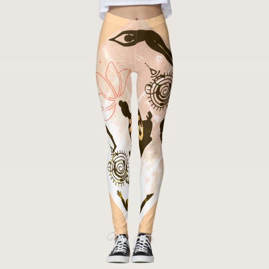 athleisure yogamode actieve kledingstijl mindfulbe leggings (Voorkant)