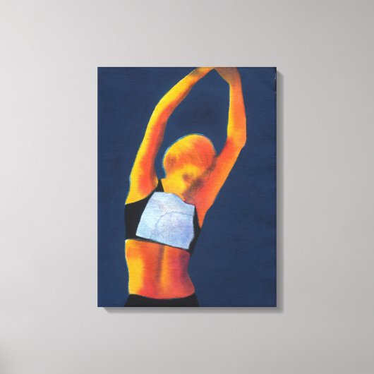 Athlete 2011 canvas afdruk (Voorkant)