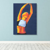 Athlete 2011 canvas afdruk (Insitu (Houten vloer))