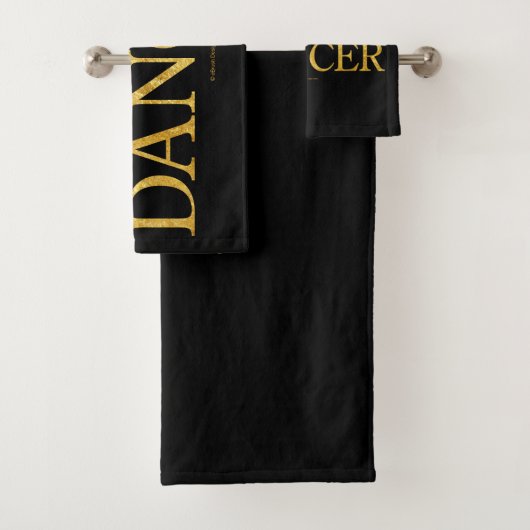 Athlete + Artist = Dancer Bad Handdoek (Insitu)