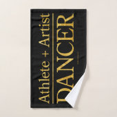 Athlete + Artist = Dancer Bad Handdoek (Handdoek)