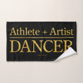 Athlete + Artist = Dancer Bad Handdoek (Handdoek)