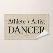 Athlete + Artist = Dancer Bad Handdoek (Handdoek)
