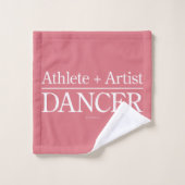 Athlete + Artist = Dancer Bath Towel Set Bad Handdoek (Wasdoekje)