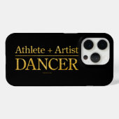 Athlete + Artist = Dancer Case-Mate iPhone Case (Achterkant (horizontaal))