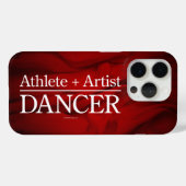 Athlete + Artist = Dancer Case-Mate iPhone Case (Achterkant (horizontaal))