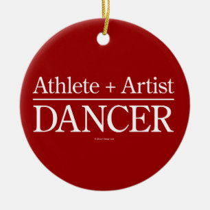 Athlete + Artist = Dancer Keramisch Ornament