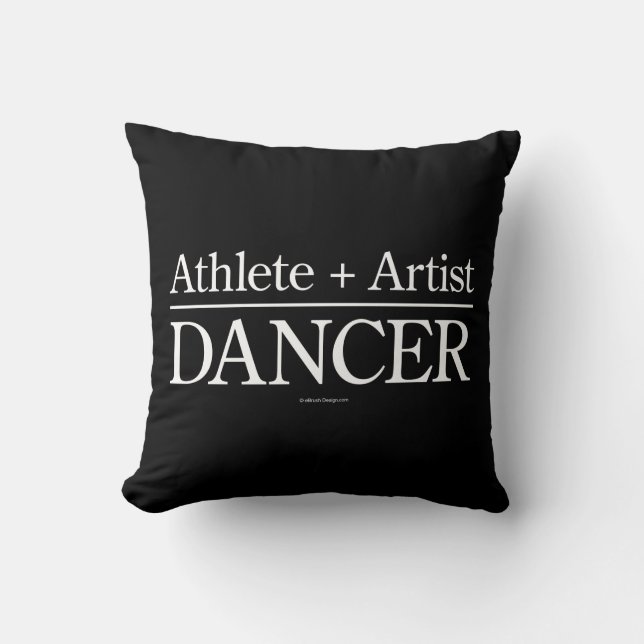 Athlete + Artist = Dancer Sierkussen (Voorkant)