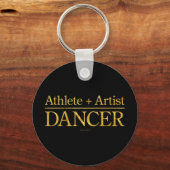 Athlete + Artist = Dancer Sleutelhanger (Voorkant)