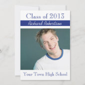 Athlete-doctoraatsfeest op de middelbare school kaart (Achterkant)