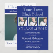 Athlete-doctoraatsfeest op de middelbare school kaart (Voorkant / Achterkant)