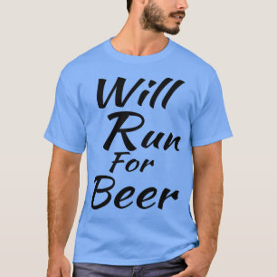 ATHLETE draait op bier T-shirt