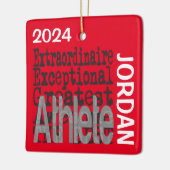 Athlete Extraordinaire CUSTOM Keramisch Ornament (Links)