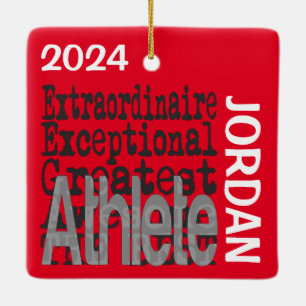 Athlete Extraordinaire CUSTOM Keramisch Ornament