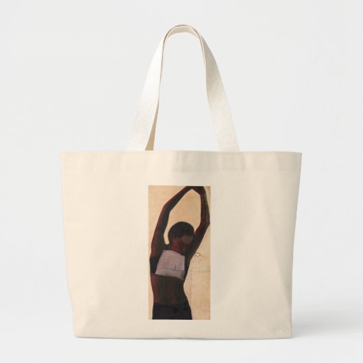 Athlete Grote Tote Bag (Voorkant)