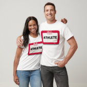 Athlete Nametag T-shirt (Unisex)