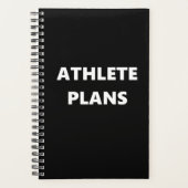 Athlete Planner Sports Theme Athlete Plans (Voorkant)