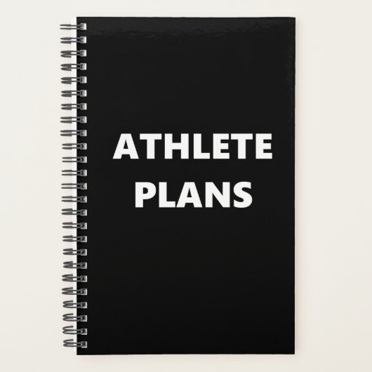 Athlete Planner Sports Theme Athlete Plans (Voorkant)