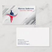 Athlete Runner Logo | Personal Trainer Visitekaartje (Voorkant / Achterkant)