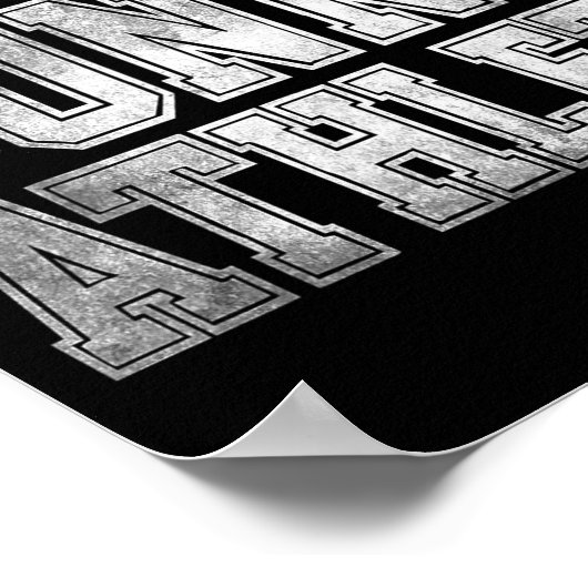 Athlete's Gonna Athlete Determination Competitive  Poster (Hoek)