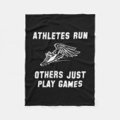 Athletes Run Fleece Deken (Voorkant)