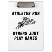 Athletes Run Klembord (Voorkant)