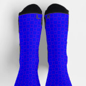 Athletic Crew Sock Blauw Paarse Classic Design Sokken (Top)