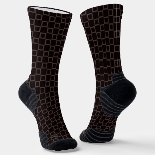 Athletic Crew Sock Bruin Café Lattes Classic Sokken (Gebogen)