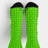 Athletic Crew Sock Licht Groen Klassiek Design Sokken (Top)