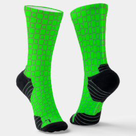 Athletic Crew Sock Limoen Light Green Classic Desi Sokken