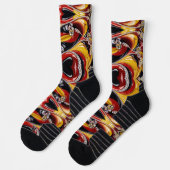 Athletic Crew Sock met Belgische kleuren Sokken (Links)