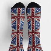 Athletic Crew Sock met Britse kleuren Sokken (Top)
