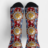 Athletic Crew Sock met Colombiaanse kleuren Sokken (Top)