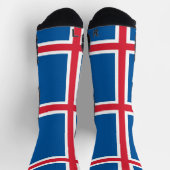Athletic Crew Sock met de vlag van IJsland Sokken (Top)