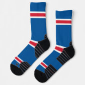 Athletic Crew Sock met de vlag van IJsland Sokken (Links)