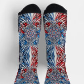 Athletic Crew Sock met Frankrijk Kleuren Sokken (Top)