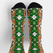 Athletic Crew Sock met Ierse Klaver en Kleuren Sokken (Top)