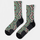 Athletic Crew Sock met Italiaanse kleuren Sokken (Links)