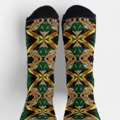 Athletic Crew Sock met Jamaicaanse kleuren Sokken (Top)