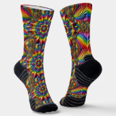 Athletic Crew Sock met LGBT-kleuren Sokken (Gebogen)
