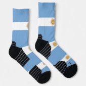 Athletic Crew Sock met vlag van Argentinië Sokken (Rechts)
