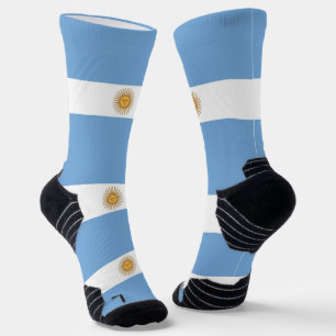 Athletic Crew Sock met vlag van Argentinië Sokken