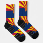 Athletic Crew Sock met vlag van Arizona, Verenigde Sokken (Rechts)