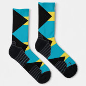 Athletic Crew Sock met vlag van Bahama's Sokken (Rechts)
